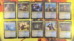 Final Fantasy MTG Bundle Of Cid, Timeless Artificer. Lot Of 10 Different Cids. - Image 1
