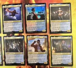 Final Fantasy MTG Bundle Of Cid, Timeless Artificer. Lot Of 10 Different Cids. - Image 2