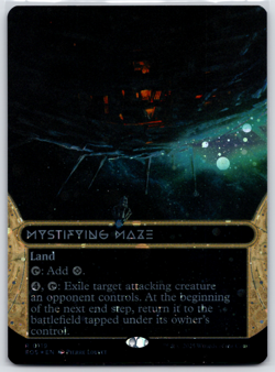Edge of Eternities Mystifying Maze 119 Borderless Galaxy Foil MTG - Image 1
