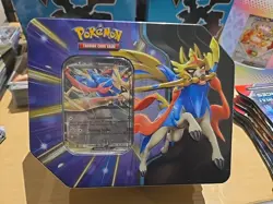 Pokemon TCG Slashing Legends Tin Zacian EX Sealed Card - Image 1