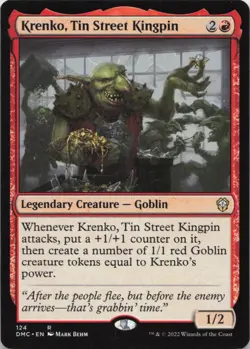 Krenko, Tin Street Kingpin R Commander: Dominaria United 124 - MTG - Image 1