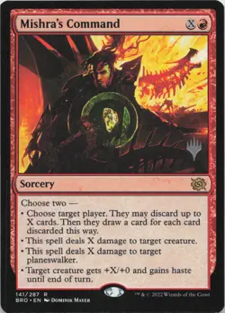 Mishra's Command R Promo Pack: The Brothers' War 141 - MTG - Image 1