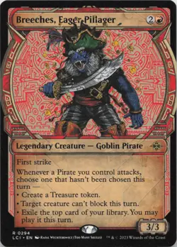 Breeches, Eager Pillager (Showcase) R The Lost Caverns of Ixalan 294 - MTG - Image 1