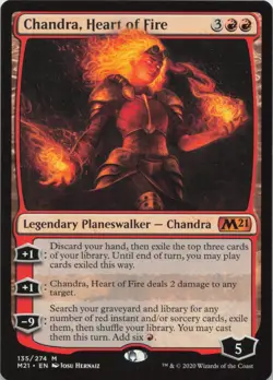 Chandra, Heart of Fire M Core Set 2021 135 - MTG - Image 1