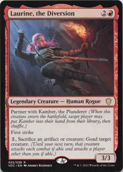 Laurine, the Diversion R Commander: Innistrad: Crimson Vow 25 - MTG - Image 1