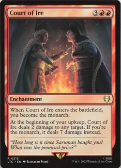 Court of Ire R Commander: The Lord of the Rings: Tales of Middle-earth 213 - MTG - Image 1