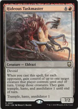 Hideous Taskmaster R Commander: Modern Horizons 3 57 - MTG - Image 1