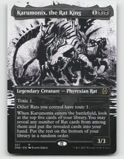 Karumonix, the Rat King (Showcase) R Phyrexia: All Will Be One 307 - MTG - Image 1