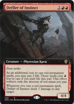 Defiler of Instinct (Extended Art) R Dominaria United 406 - MTG - Image 1