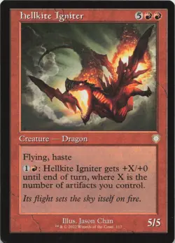 Hellkite Igniter (Retro Frame) R Commander: The Brothers' War 117 - MTG - Image 1