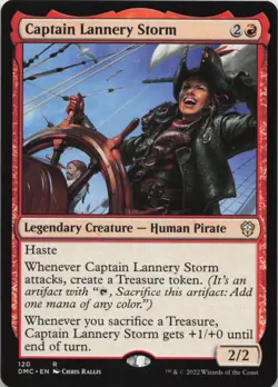Captain Lannery Storm R Commander: Dominaria United 120 - MTG - Image 1