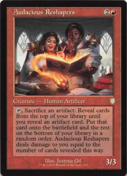 Audacious Reshapers (Retro Frame) R Commander: The Brothers' War 112 - MTG - Image 1