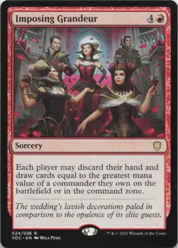 Imposing Grandeur R Commander: Innistrad: Crimson Vow 24 - MTG - Image 1