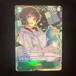 Lim (Alt Art) OP09-037 SR Emperors in the New World ONE PIECE Card Game ENGLISH - Image 1