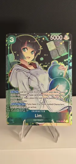 Lim (Alt Art) OP09-037 SR Emperors in the New World ONE PIECE Card Game ENGLISH - Image 1