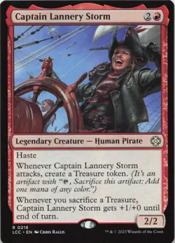 Captain Lannery Storm R Commander: The Lost Caverns of Ixalan 218 - MTG - Image 1