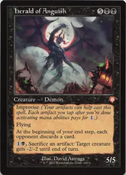 Herald of Anguish (Retro Frame) M Commander: The Brothers' War 108 - MTG - Image 1