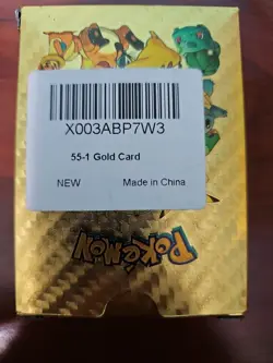 Pokemon Gold Custom Made Collection Fan Art Cards(55pcs) - Image 2