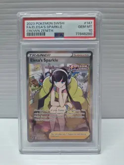 2023 Pokemon SWSH Crown Zenith Elesa's Sparkle #147/159 PSA 10 - Image 1