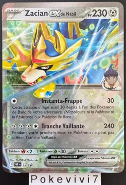 Carte Pokemon ZACIAN 193 PROMO EX Ecarlate et Violet SVP FR NEUF - Image 1