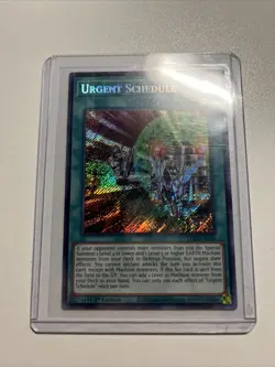 Yugioh Urgent Schedule LDS2-EN125 Secret Rare - Image 1