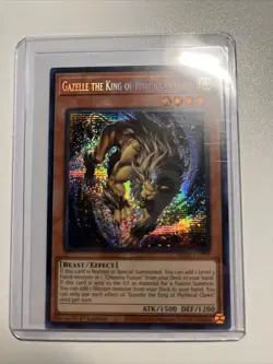 Yugioh Gazelle The Kong Of Mythical Claws MP24-EN091 Prismatic Secret Rare - Image 1