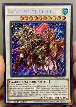 Yugioh Baronne de Fleur RA01-EN034 Secret Rare 1st Ed NM w/Tracking - Image 1