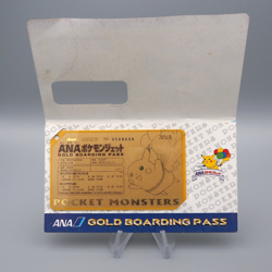 Pokemon Card ANA GOLD BOARDING PASS No.1 Flying Pikachu EX Japanese P266 - Image 1