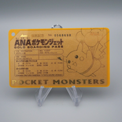 Pokemon Card ANA GOLD BOARDING PASS No.1 Flying Pikachu EX Japanese P266 - Image 4