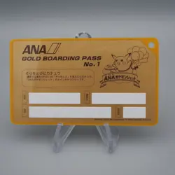 Pokemon Card ANA GOLD BOARDING PASS No.1 Flying Pikachu EX Japanese P266 - Image 5