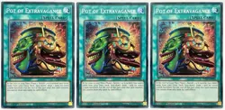 3 x MP20-EN030 Pot of Extravagance - Secret Rare 1st Edition LP/NM YuGiOh - Image 1
