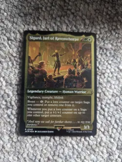Sigurd, Jarl Of Ravensthorpe 0249 Etched Foil Assassin's Creed Magic MTG Card R - Image 1