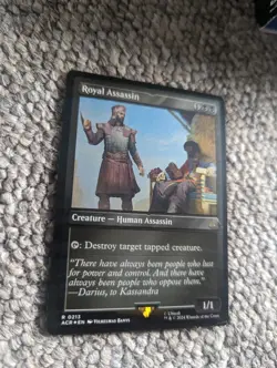 Royal Assassin 0213 Etched Foil Assassin's Creed Magic MTG Card R Rare ACR - Image 1