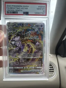 Crown Zenith: Galarian Gallery Mewtwo VSTAR Card #GG44/GG70 PSA 10 - Image 4