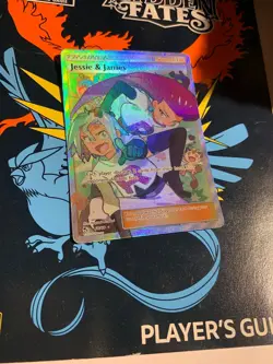Jessie & James 68/68 Holo - Hidden Fates - Pokemon Card -M/NM - Image 1