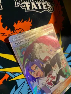 Jessie & James 68/68 Holo - Hidden Fates - Pokemon Card -M/NM - Image 4
