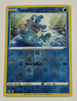 Totodile Reverse Holo 055/264 - Fusion Strike - NM/M - Pokemon TCG - Common Card - Image 1