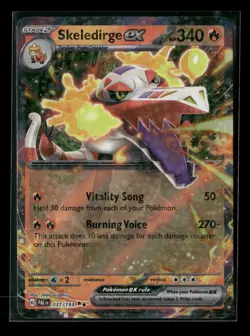 Skeledirge ex 037/193 Paldea Evolved DOUBLE RARE Holo Pokemon Card NM - Image 1