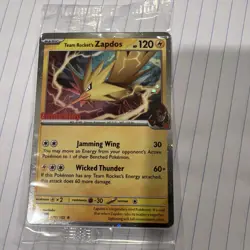 Pokemon Team Rocket’s Zapdos GameStop Stamped Destined Rival Promo Card SEALED - Image 5