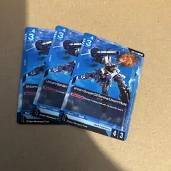 GUNDAM TCG CARD GAME - GD01-010 UNICORN GUNDAM 02 BANSHEE (UNICORN MODE) X 3 - Image 1