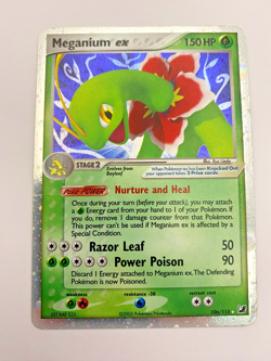 Pokemon Card - Meganium ex 106/115 EX Unseen Forces *MP* Holo-Rare ex - Image 1