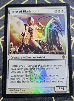Hero of Bladehold Prerelease Cards Foil - Image 1