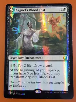 1x Arugel's Blood Fast | FOIL | From the Vault: Transform | MTG Magic Cards - Image 1