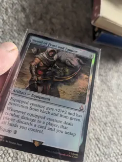 Magic The Gathering Assassin's Creed Sword Of Feast And Famine Card Mythic Foil - Image 3