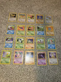 Lot Of 20 Vintage WOTC Pokemon Cards.Lot#13 - Image 1