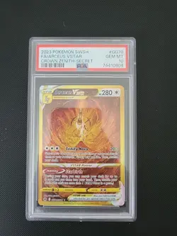 PSA 10 Arceus VStar Gold GG70 Crown Zenith English Pokemon Card Game - Image 1