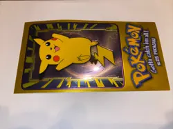 1999 Topps Pokemon 1 of 5 JUMBO PIKACHU CHROME Holo Foil TV Card Rare Vintage - Image 5
