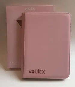 Vault X Just Pink 9-Pocket Exo-Tec Zip Binder - 360 Cards - New - Image 1