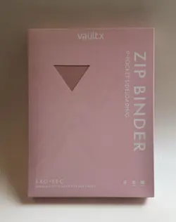 Vault X Just Pink 9-Pocket Exo-Tec Zip Binder - 360 Cards - New - Image 2