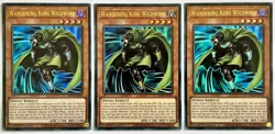 3 x GFP2-EN110 Wandering King Wildwind - Ultra Rare 1st Ed Near Mint YuGiOh Card - Image 1